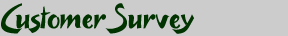 Customer Survey